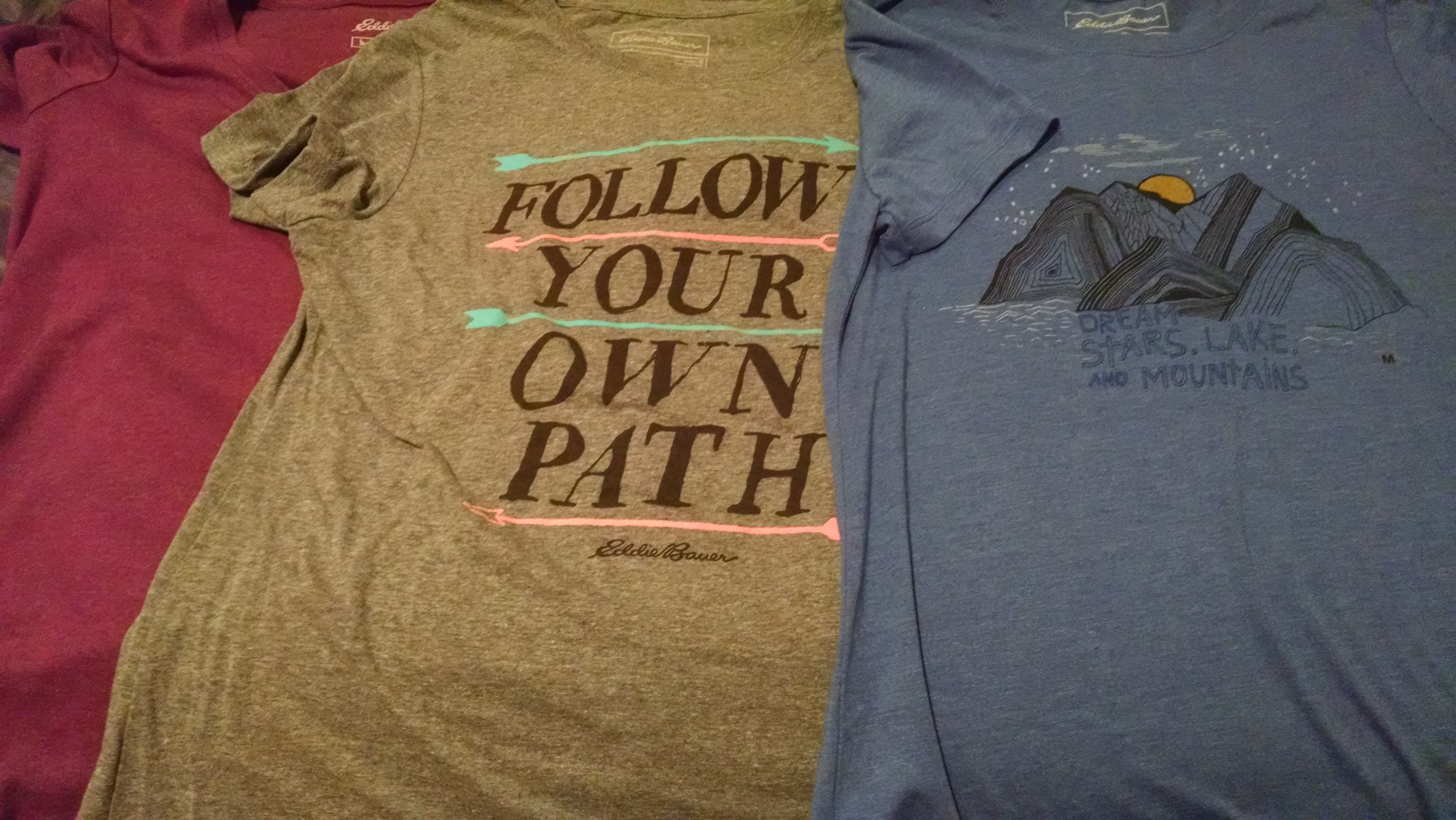 3 TShirts from Eddie Bauer