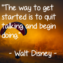 Quit Talking Begin Doing