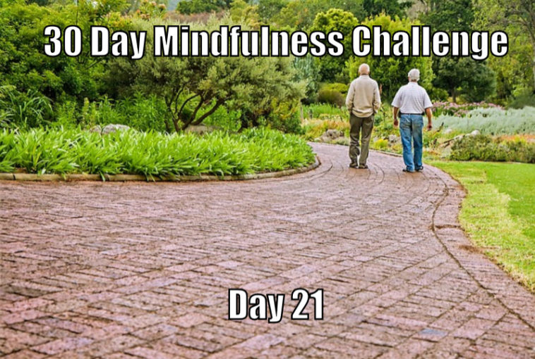 30 Day Mindfulness Challenge Day 21