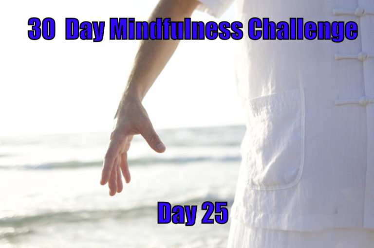 30 Day Mindfulness Challenge Day 25