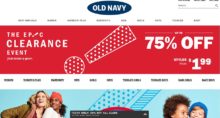 Old Navy Clearance Event
