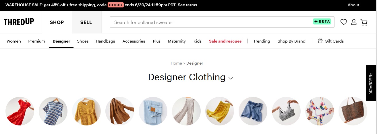 Thredup Used Clothing